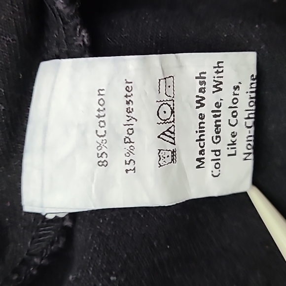 Shein Distressed Cropped  Black Denim Jean Jacket Puffy Sleeves Size XS - Picture 7 of 15